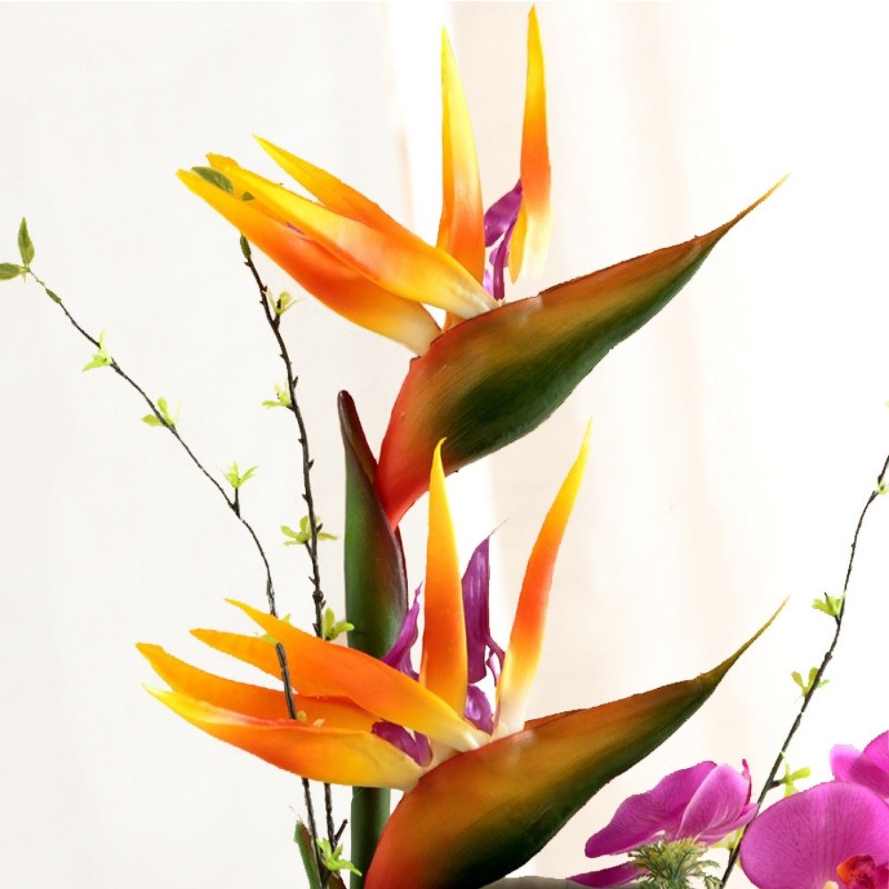 Long Stem Artificial Bird of P - Bird Paradise Strelitzia 评论和价格